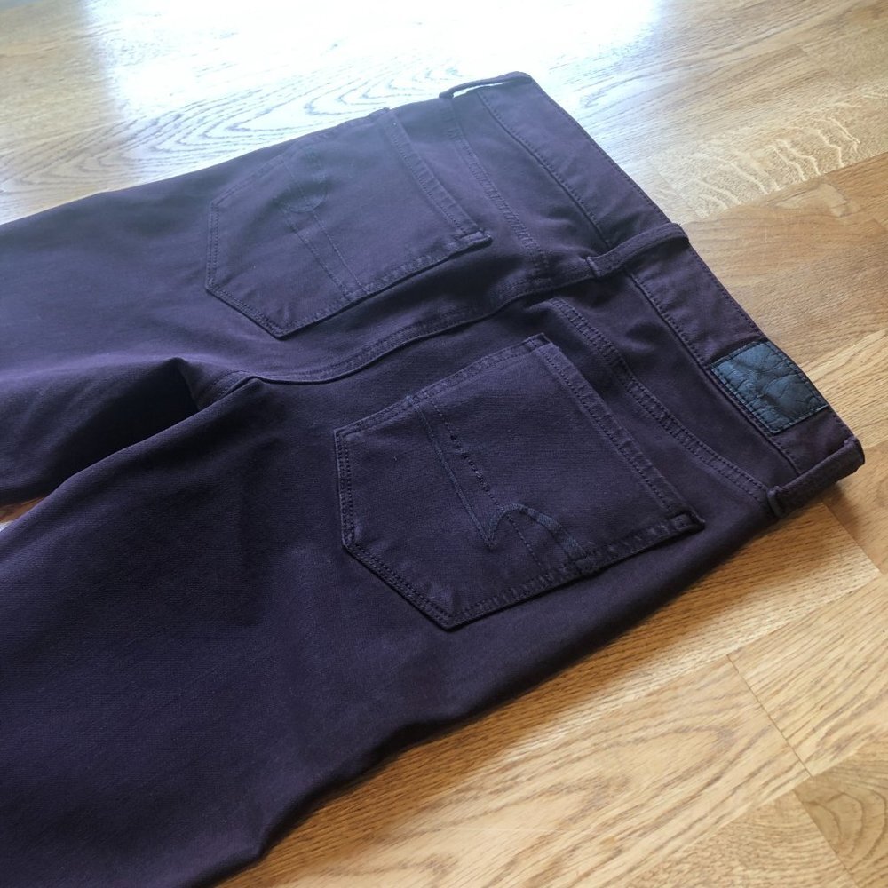 American Eagle Hi Rise Jeggings Burgundy Size 4 - Picture 12 of 15